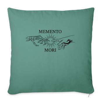 Memento Mori - Sofa pillowcase 17,3'' x 17,3'' (45 x 45 cm) - cypress green - Front