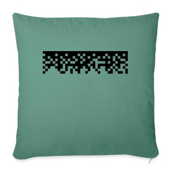 Pixel - Sofa pillowcase 17,3'' x 17,3'' (45 x 45 cm) - cypress green - Front