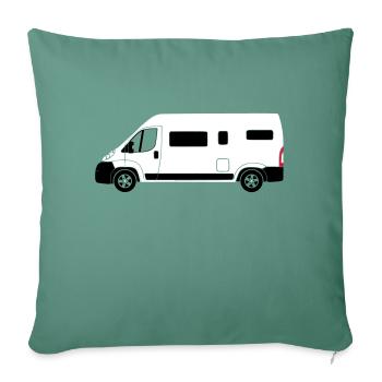 Motorhome - Sofa pillowcase 17,3'' x 17,3'' (45 x 45 cm) - cypress green - Front