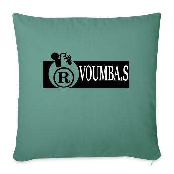 VOUMBA. S JUS - Sofakissenbezug 45 x 45 cm - Tanngrün - Vorne