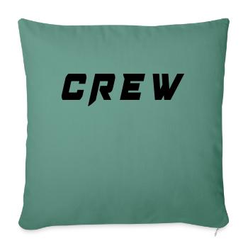 équipage - Housse de coussin décorative 45 x 45 cm - vert sapin - Devant
