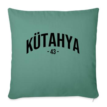 Kütahya 43 Turkey Turkiye Gift Holiday TR Türk - Sofa pillowcase 17,3'' x 17,3'' (45 x 45 cm) - cypress green - Front