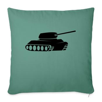 panzer - Sofa pillowcase 17,3'' x 17,3'' (45 x 45 cm) - cypress green - Front