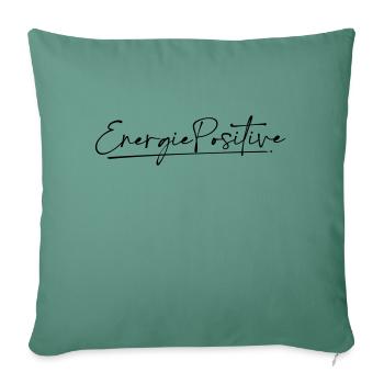 Positive Energy - Sofa pillowcase 17,3'' x 17,3'' (45 x 45 cm) - cypress green - Front