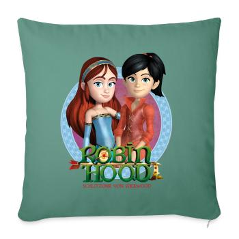 Robin Hood Maid Marian Und Scarlett - Sofakissenbezug 45 x 45 cm - Tanngrün - Vorne