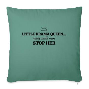 Baby Sayings - Sofa pillowcase 17,3'' x 17,3'' (45 x 45 cm) - cypress green - Front
