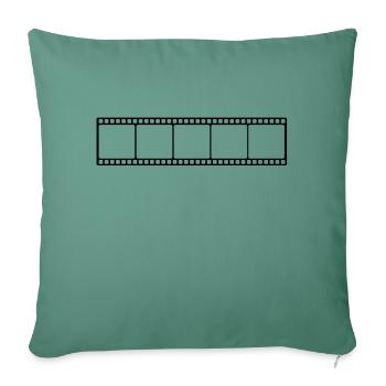 FilmStrip - Sofa pillowcase 17,3'' x 17,3'' (45 x 45 cm) - cypress green - Front