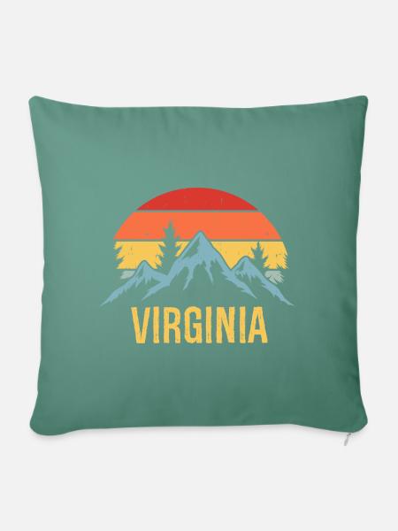 Virginia - Sofakissenbezug 45 x 45 cm - Tanngrün