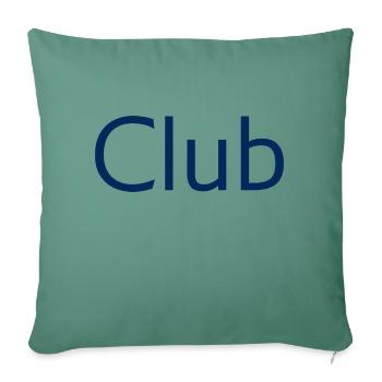 Get an upgrade to Club - blue - Sofa pillowcase 17,3'' x 17,3'' (45 x 45 cm) - cypress green - Front