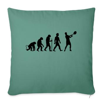 Evolution Tennis - Sofa pillowcase 17,3'' x 17,3'' (45 x 45 cm) - cypress green - Front