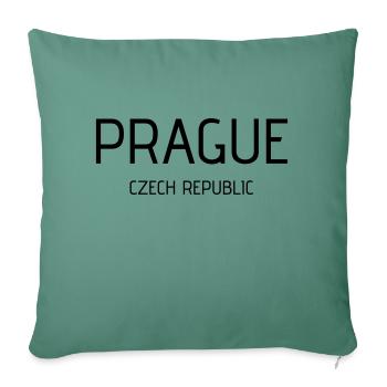 prague - Sofa pillowcase 17,3'' x 17,3'' (45 x 45 cm) - cypress green - Front