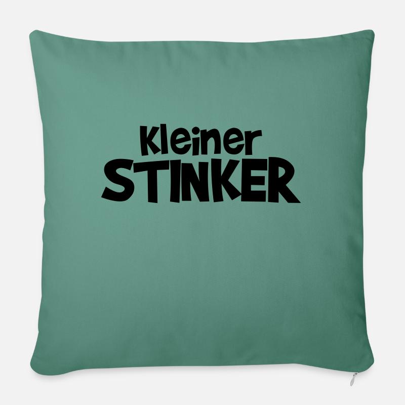 kleiner Stinker - Sofakissenbezug 45 x 45 cm - Tanngrün