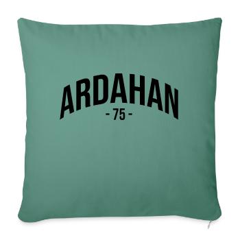 Ardahan 75 Turquie Turquie Turquie Cadeau Ardahanli TR - Housse de coussin décorative 45 x 45 cm - vert sapin - Devant