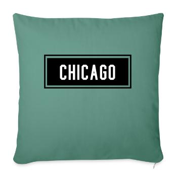 Chicago - Sofakissenbezug 45 x 45 cm - Tanngrün - Vorne