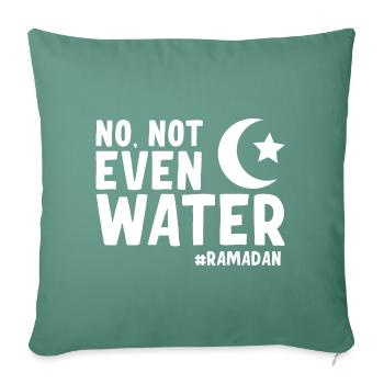 No not even water Ramadan - Sofa pillowcase 17,3'' x 17,3'' (45 x 45 cm) - cypress green - Front