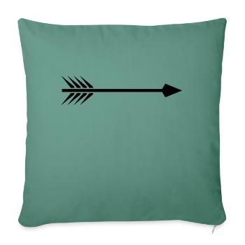 Arrow - Sofa pillowcase 17,3'' x 17,3'' (45 x 45 cm) - cypress green - Front