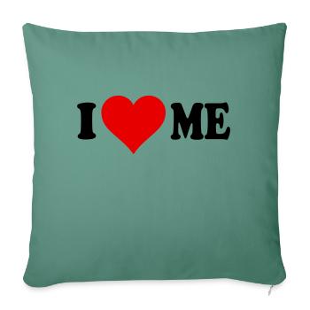 Iloveme - Sofa pillowcase 17,3'' x 17,3'' (45 x 45 cm) - cypress green - Front
