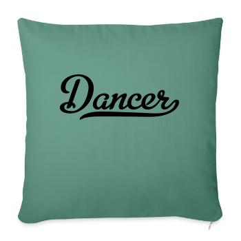 Dancer - Sofa pillowcase 17,3'' x 17,3'' (45 x 45 cm) - cypress green - Front