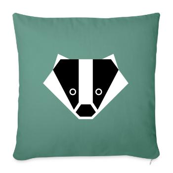 Badger senior - Sofa pillowcase 17,3'' x 17,3'' (45 x 45 cm) - cypress green - Front