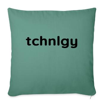 Technology: The statement for technology fans - Sofa pillowcase 17,3'' x 17,3'' (45 x 45 cm) - cypress green - Front