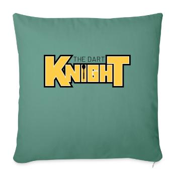 Le lettrage Dart Knight - Housse de coussin décorative 45 x 45 cm - vert sapin - Devant