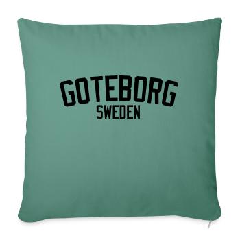 Gothenburg Sweden - Sofa pillowcase 17,3'' x 17,3'' (45 x 45 cm) - cypress green - Front