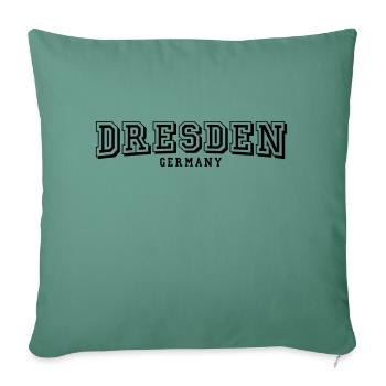 Dresden - Sofa pillowcase 17,3'' x 17,3'' (45 x 45 cm) - cypress green - Front