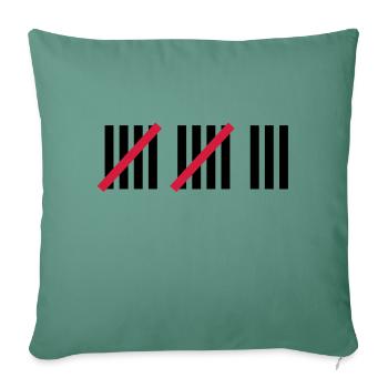 13th Birthday - Sofa pillowcase 17,3'' x 17,3'' (45 x 45 cm) - cypress green - Front