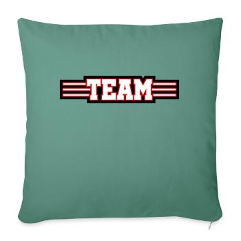 Team Design - Sofa pillowcase 17,3'' x 17,3'' (45 x 45 cm) - cypress green - Front