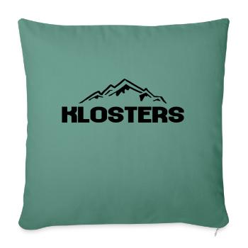 Monastery - Sofa pillowcase 17,3'' x 17,3'' (45 x 45 cm) - cypress green - Front