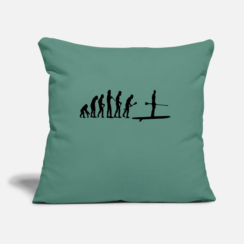 Paddle Evolution Housse de coussin décorative 45 x 45 cm