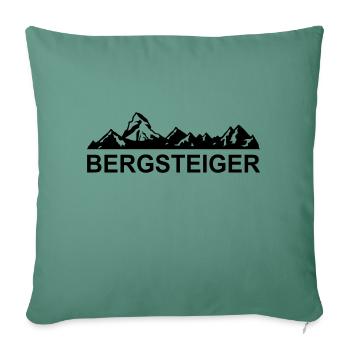 alpiniste - Housse de coussin décorative 45 x 45 cm - vert sapin - Devant