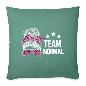 Team Normal - Sofa pillowcase 17,3'' x 17,3'' (45 x 45 cm) - cypress green - Front