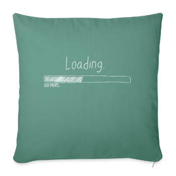 Barre de chargement 1337 - Housse de coussin décorative 45 x 45 cm - vert sapin - Devant