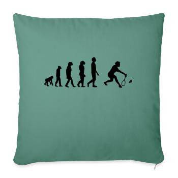 Badminton Evolution - Sofakissenbezug 45 x 45 cm - Tanngrün - Vorne