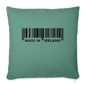 Made in Ireland - Sofa pillowcase 17,3'' x 17,3'' (45 x 45 cm) - cypress green - Front