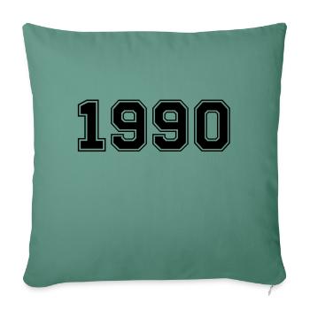 1990 - Sofa pillowcase 17,3'' x 17,3'' (45 x 45 cm) - cypress green - Front