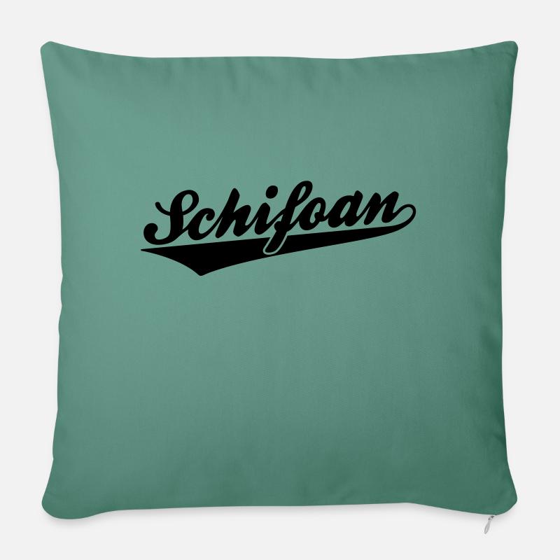 Schifoan - Sofakissenbezug 45 x 45 cm - Tanngrün