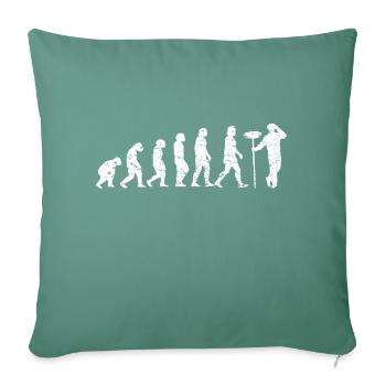 Schornsteinfeger Kaminkehrer Geschenk Essenkehrer - Sofakissenbezug 45 x 45 cm - Tanngrün - Vorne