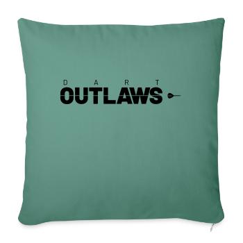 Hors-la-loi Dart - Housse de coussin décorative 45 x 45 cm - vert sapin - Devant