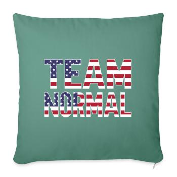 Team Normal - Sofa pillowcase 17,3'' x 17,3'' (45 x 45 cm) - cypress green - Front