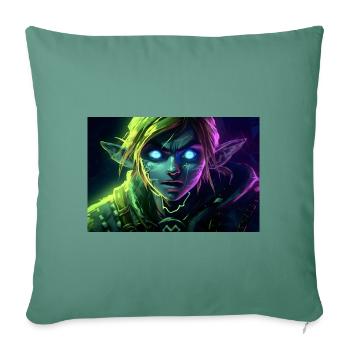 Elfenjunge, Feenjunge Fantasy - Sofakissenbezug 45 x 45 cm - Tanngrün - Vorne
