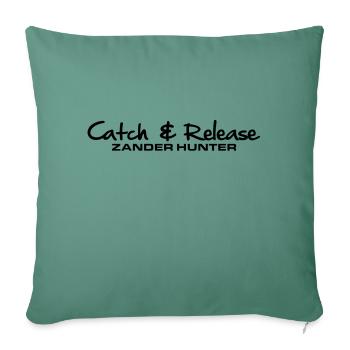 as23_cr_zander_hunter - Sofa pillowcase 17,3'' x 17,3'' (45 x 45 cm) - cypress green - Front