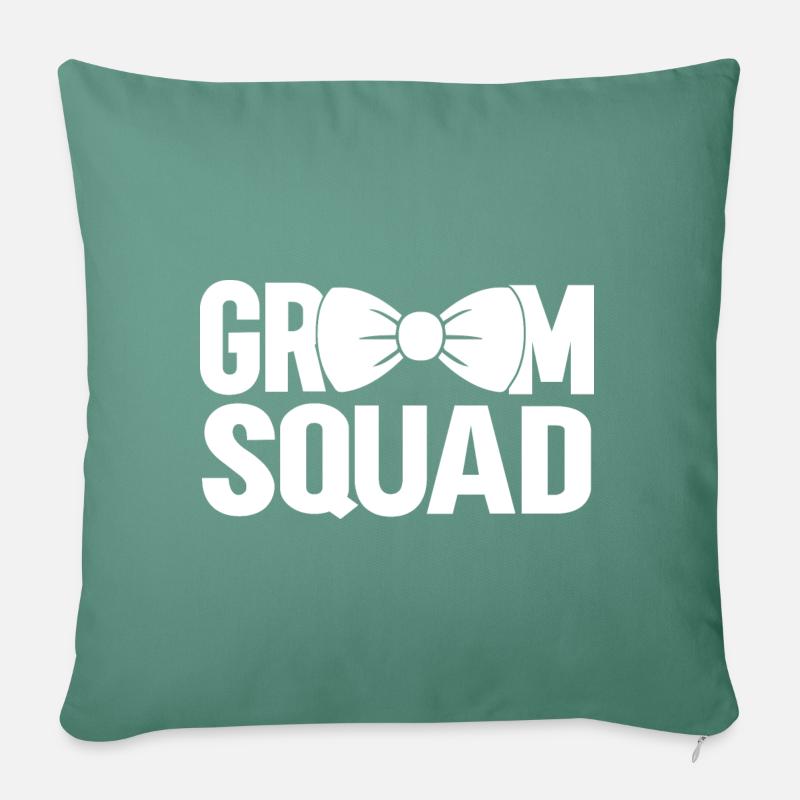 Groom Squad - Sofakissenbezug 45 x 45 cm - Tanngrün