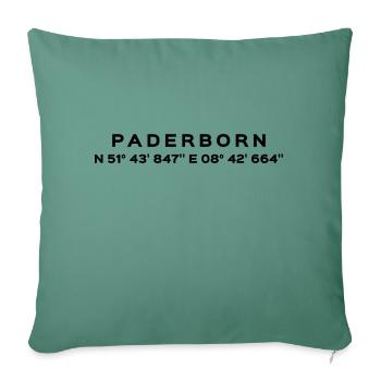 Paderborn - Housse de coussin décorative 45 x 45 cm - vert sapin - Devant