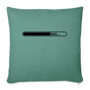 Loading bar / / pregnant / / baby coming / / - Sofa pillowcase 17,3'' x 17,3'' (45 x 45 cm) - cypress green - Front