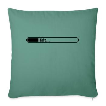 Loading bar / / loads / / / / load the loading / / - Sofa pillowcase 17,3'' x 17,3'' (45 x 45 cm) - cypress green - Front