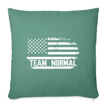 Team Normal - Sofa pillowcase 17,3'' x 17,3'' (45 x 45 cm) - cypress green - Front