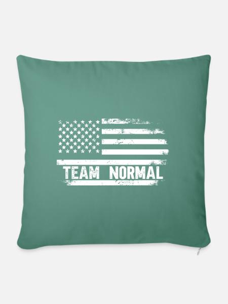Team Normal - Sofakissenbezug 45 x 45 cm - Tanngrün