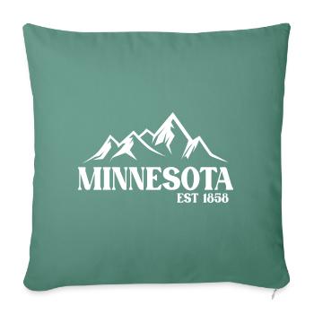Minnesota - Sofa pillowcase 17,3'' x 17,3'' (45 x 45 cm) - cypress green - Front